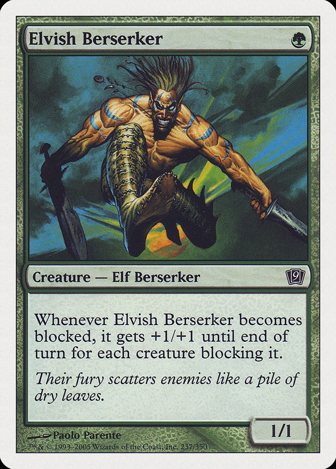 Elvish Berserker [Ninth Edition] | Pegasus Games WI