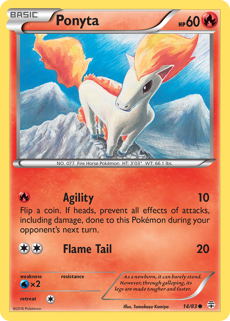 Ponyta (14/83) [XY: Generations] | Pegasus Games WI