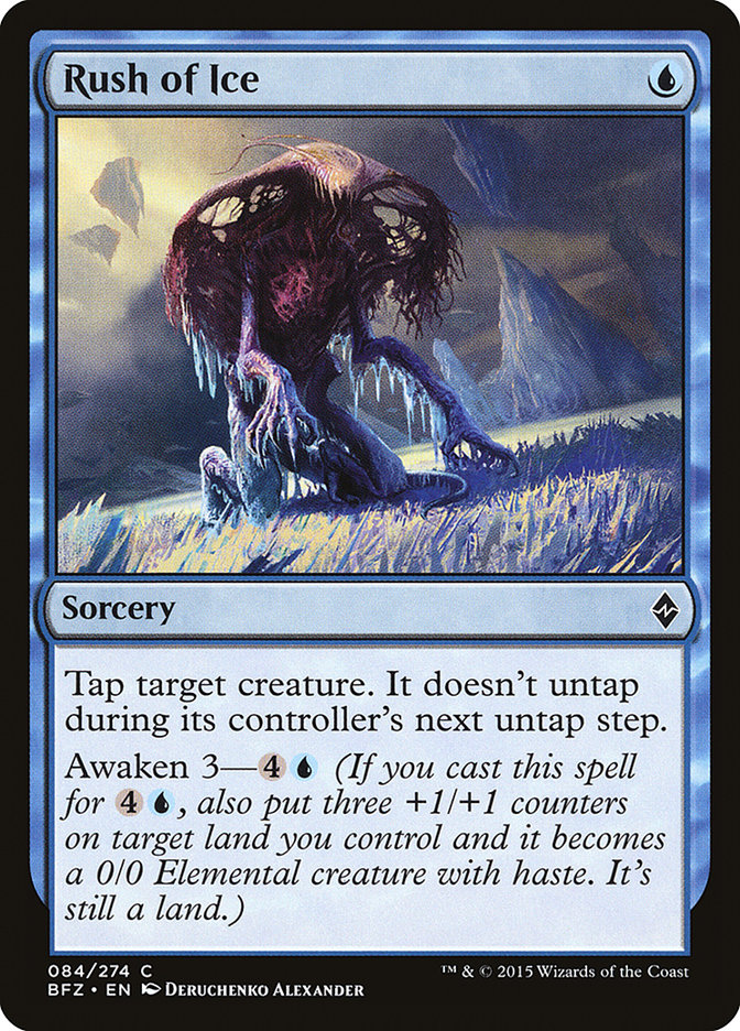 Rush of Ice [Battle for Zendikar] | Pegasus Games WI