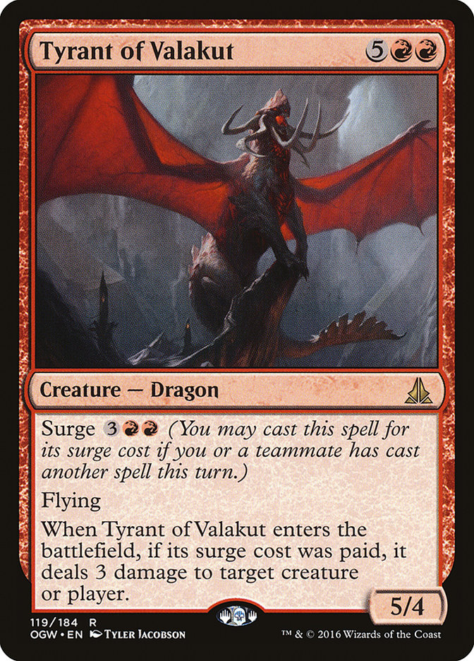 Tyrant of Valakut [Oath of the Gatewatch] | Pegasus Games WI