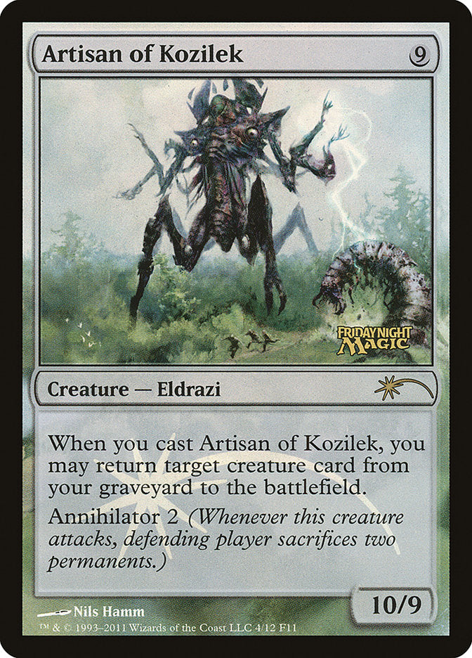 Artisan of Kozilek [Friday Night Magic 2011] | Pegasus Games WI