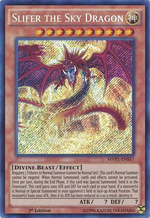 Slifer the Sky Dragon [MVP1-ENS57] Secret Rare | Pegasus Games WI