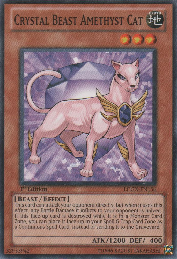 Crystal Beast Amethyst Cat [LCGX-EN156] Common | Pegasus Games WI