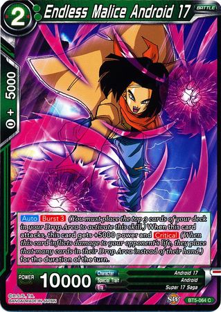 Endless Malice Android 17 (BT5-064) [Miraculous Revival] | Pegasus Games WI