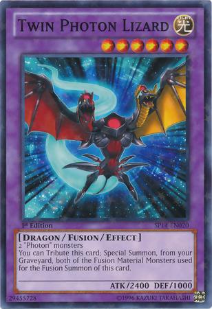 Twin Photon Lizard [SP14-EN020] Starfoil Rare | Pegasus Games WI