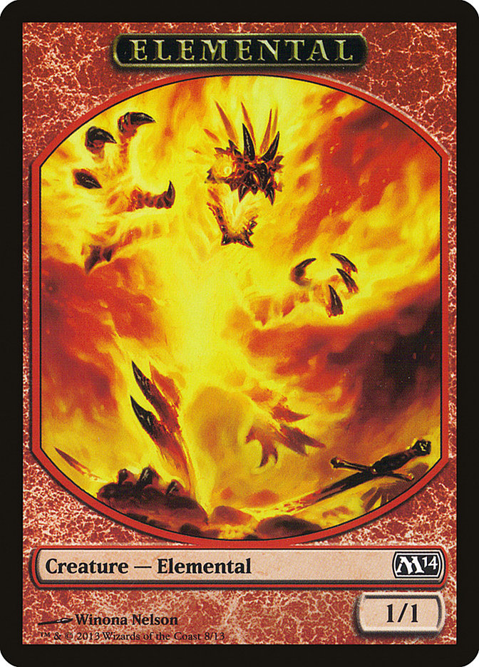 Elemental Token (8/13) [Magic 2014 Tokens] | Pegasus Games WI