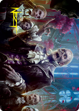 Undead Butler Art Card (Gold-Stamped Signature) [Innistrad: Crimson Vow Art Series] | Pegasus Games WI