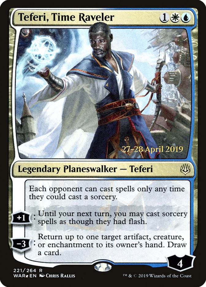 Teferi, Time Raveler [War of the Spark Prerelease Promos] | Pegasus Games WI