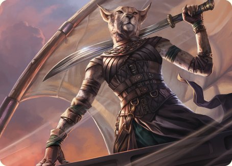 Mirri, Weatherlight Duelist Art Card [Commander Masters Art Series] | Pegasus Games WI