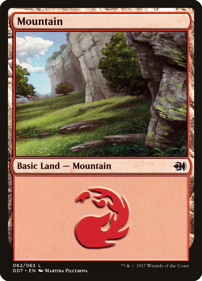 Mountain (62) [Duel Decks: Merfolk vs. Goblins] | Pegasus Games WI