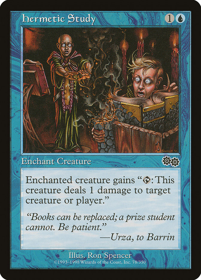 Hermetic Study [Urza's Saga] | Pegasus Games WI