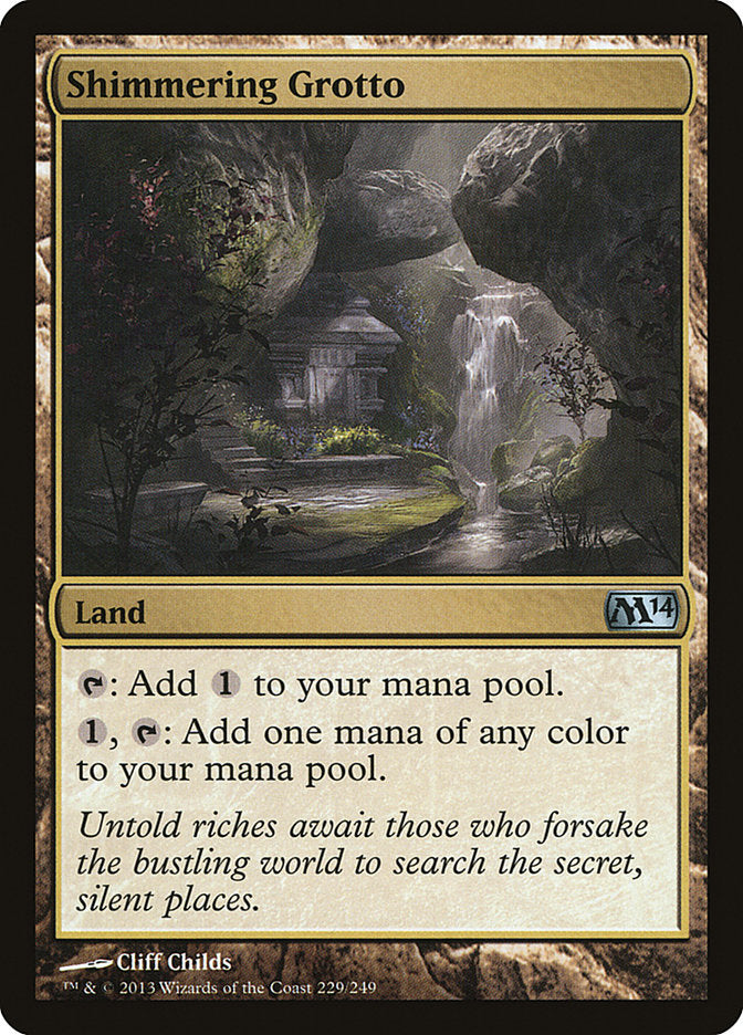 Shimmering Grotto [Magic 2014] | Pegasus Games WI