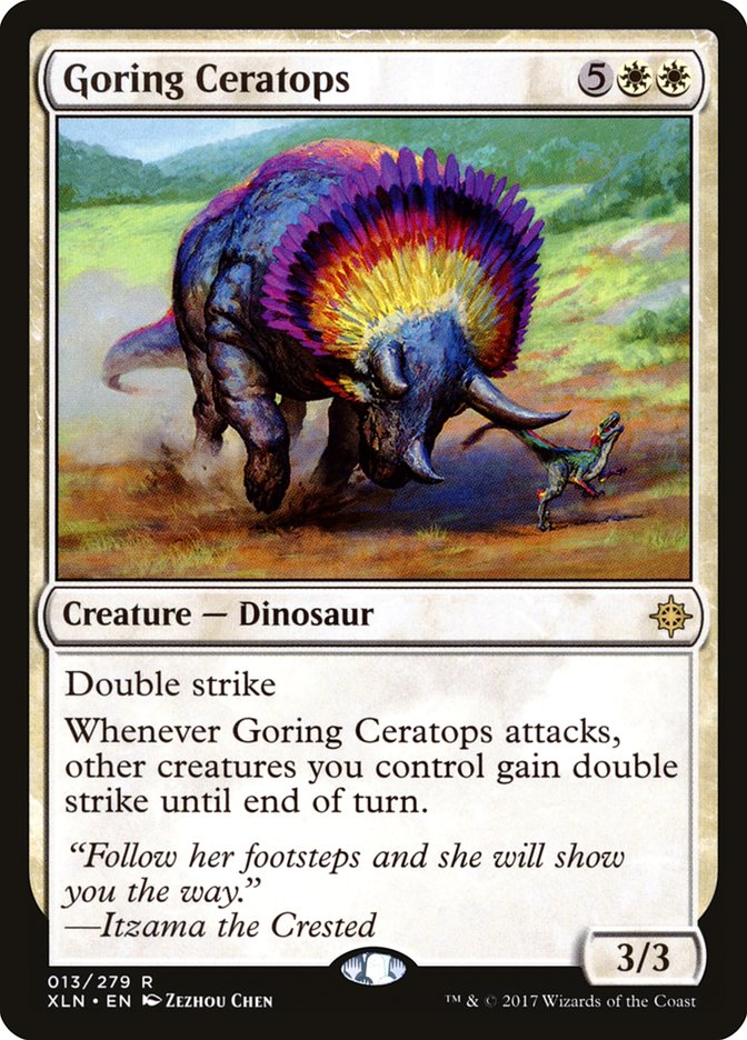 Goring Ceratops [Ixalan] | Pegasus Games WI