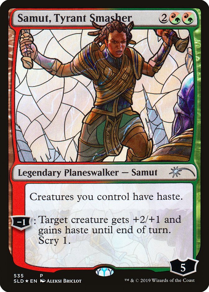 Samut, Tyrant Smasher (Stained Glass) [Secret Lair Drop Promos] | Pegasus Games WI