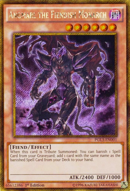 Angmarl the Fiendish Monarch [PGL3-EN001] Gold Secret Rare | Pegasus Games WI