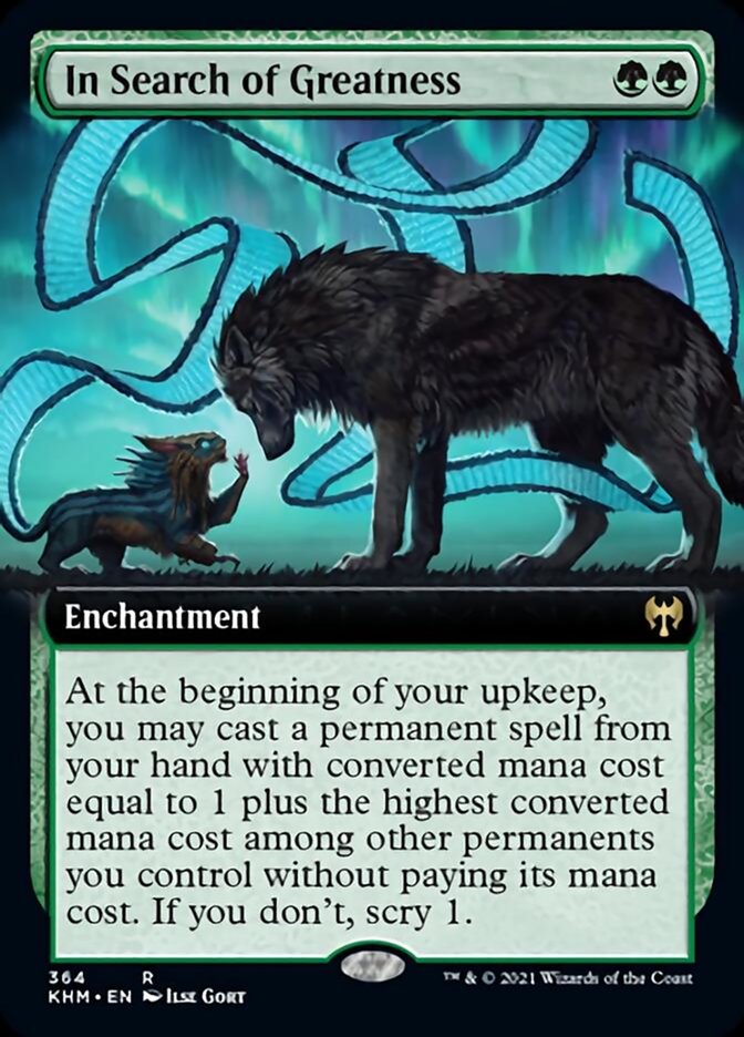 In Search of Greatness (Extended Art) [Kaldheim] | Pegasus Games WI