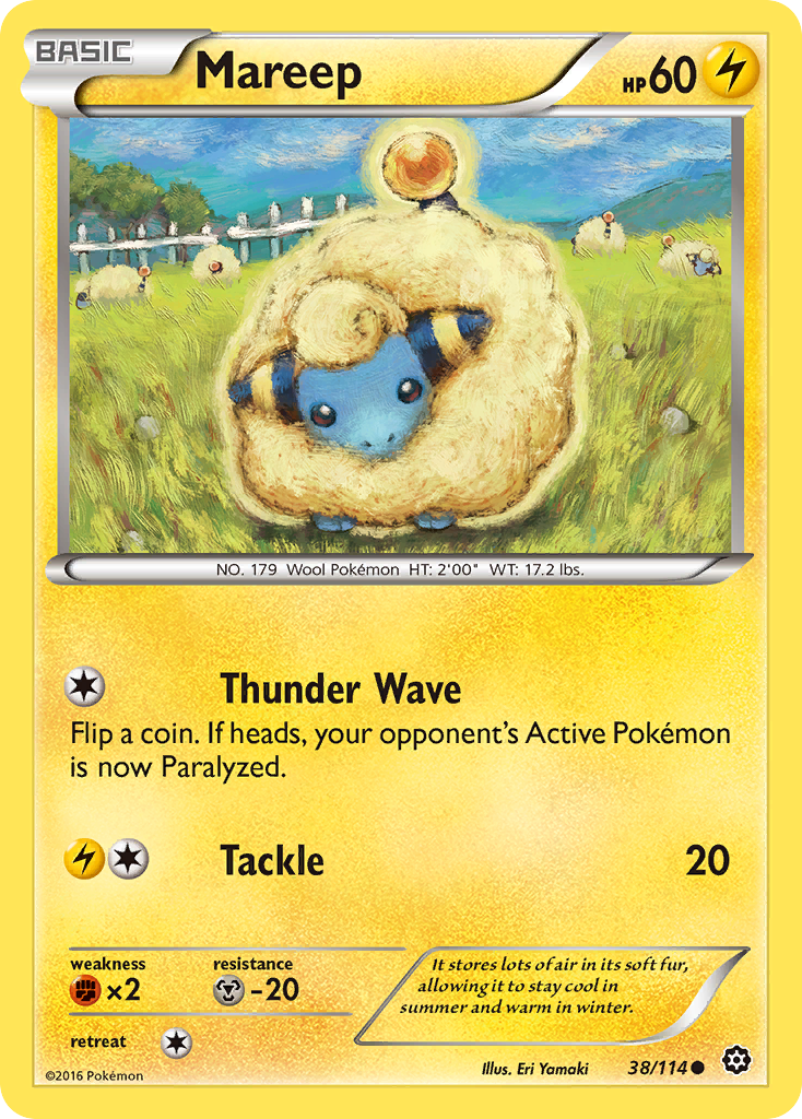 Mareep (38/114) [XY: Steam Siege] | Pegasus Games WI