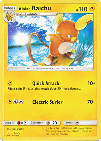 Alolan Raichu (17/30) [Sun & Moon: Trainer Kit - Alolan Raichu] | Pegasus Games WI