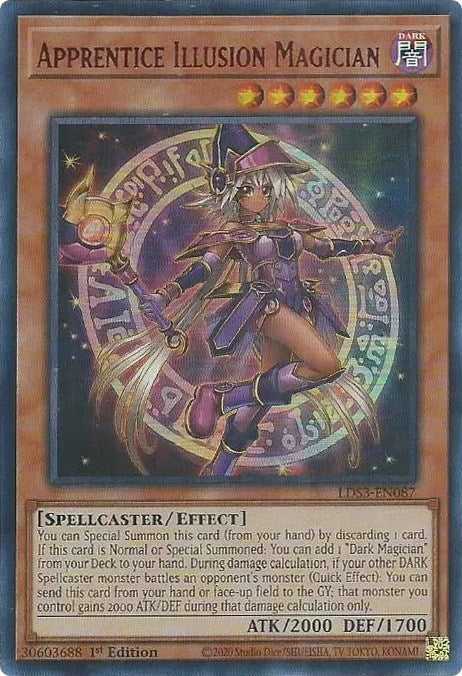 Apprentice Illusion Magician (Red) [LDS3-EN087] Ultra Rare | Pegasus Games WI