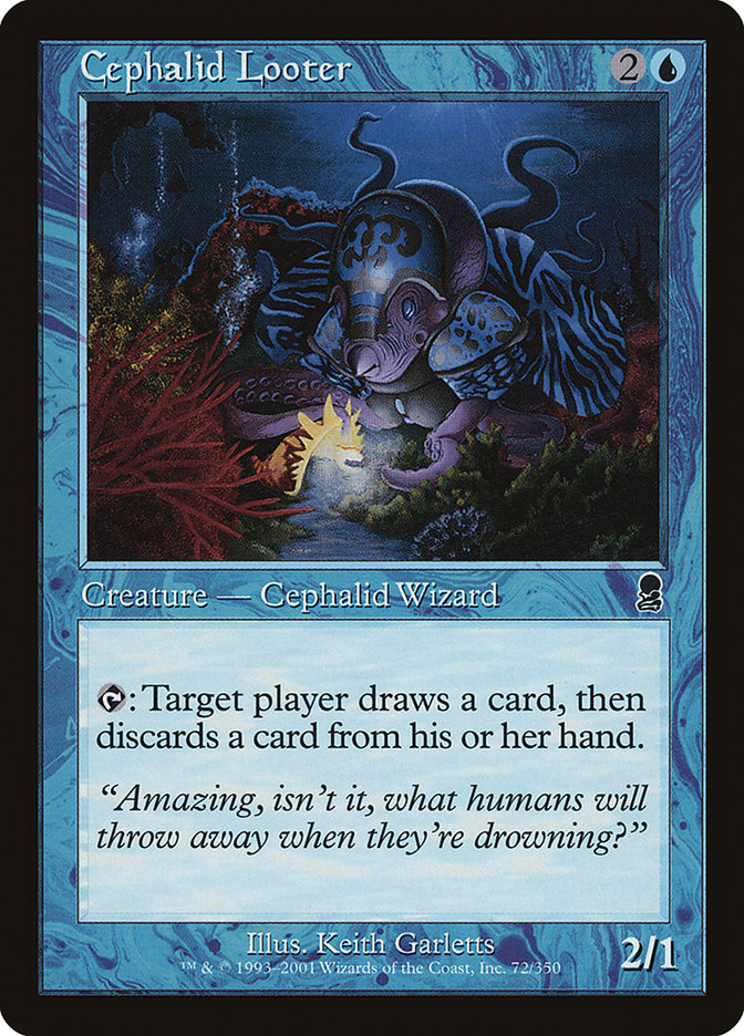 Cephalid Looter (Misprinted) [Odyssey] | Pegasus Games WI