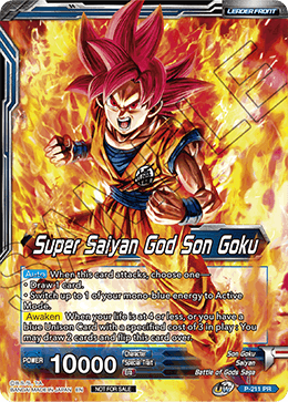Super Saiyan God Son Goku // SSGSS Son Goku, Soul Striker Reborn (P-211) [Collector's Selection Vol. 2] | Pegasus Games WI