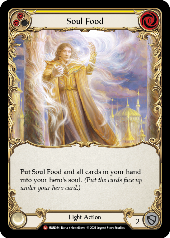 Soul Food (Rainbow Foil) [MON064-RF] 1st Edition Rainbow Foil | Pegasus Games WI