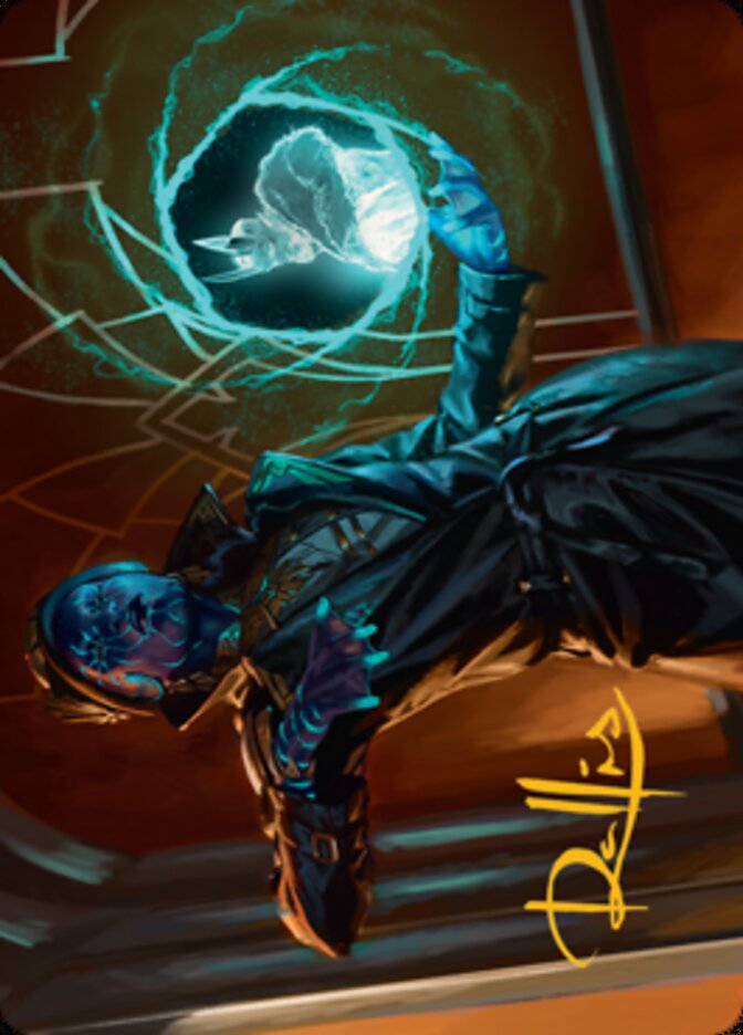 Kamiz, Obscura Oculus Art Card (Gold-Stamped Signature) [Streets of New Capenna Art Series] | Pegasus Games WI