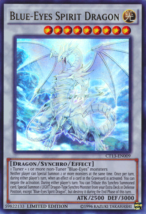 Blue-Eyes Spirit Dragon [CT13-EN009] Ultra Rare | Pegasus Games WI