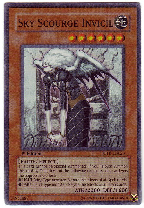 Sky Scourge Invicil [FOTB-EN023] Super Rare | Pegasus Games WI