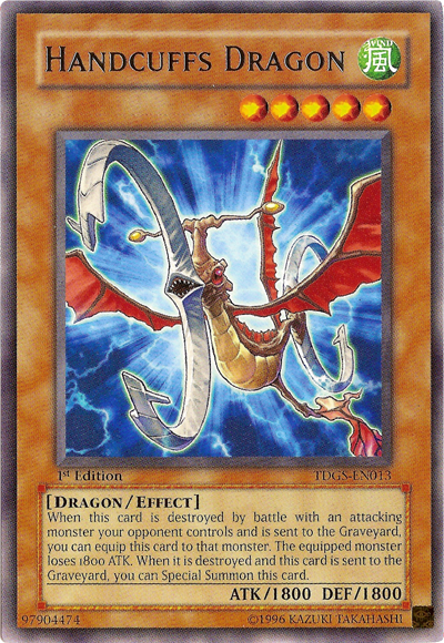 Handcuffs Dragon [TDGS-EN013] Rare | Pegasus Games WI