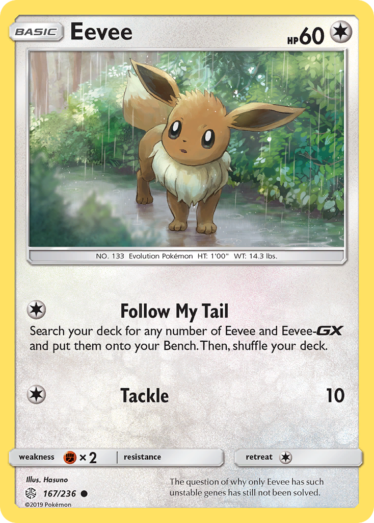 Eevee (167/236) [Sun & Moon: Cosmic Eclipse] | Pegasus Games WI