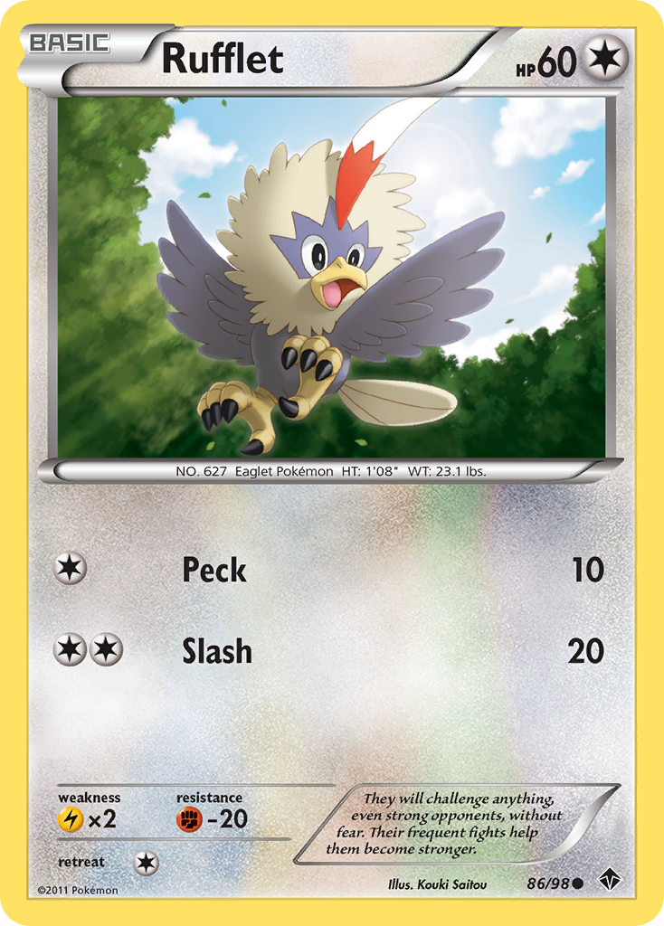 Rufflet (86/98) [Black & White: Emerging Powers] | Pegasus Games WI