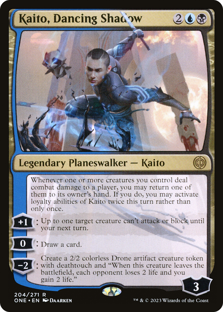 Kaito, Dancing Shadow [Phyrexia: All Will Be One] | Pegasus Games WI