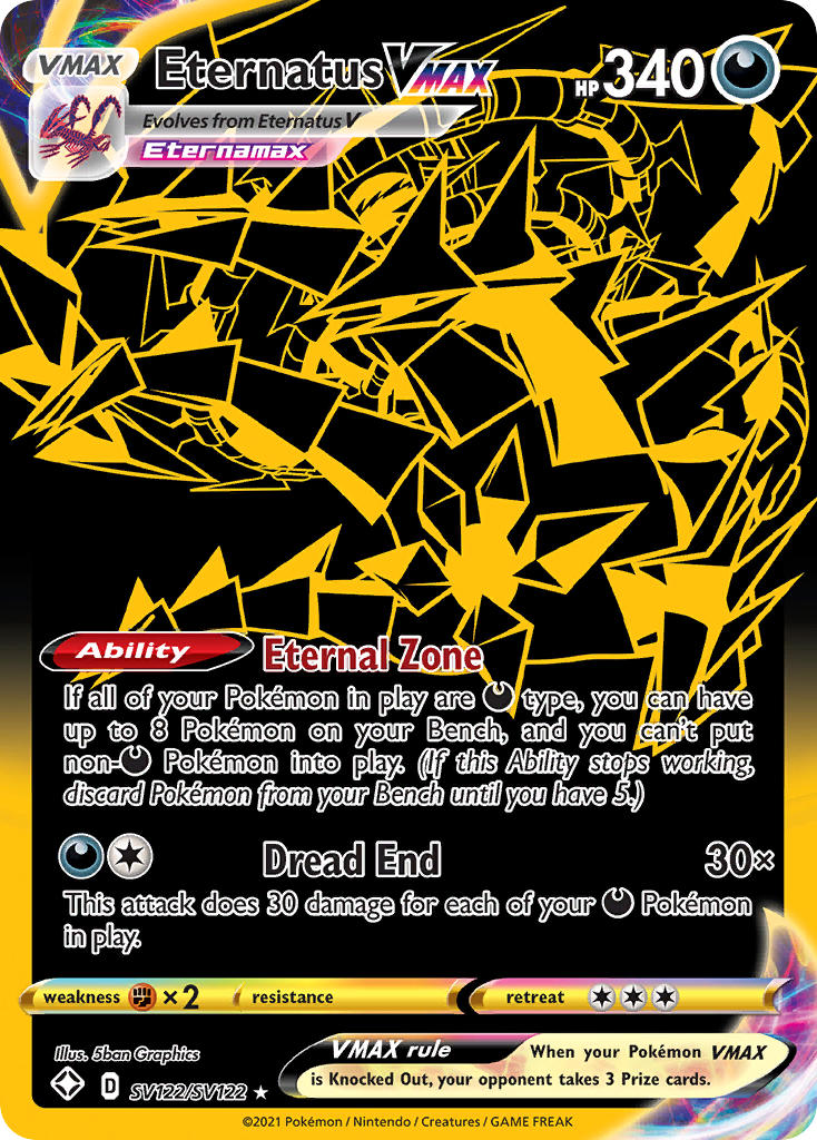 Eternatus VMAX (SV122/SV122) [Sword & Shield: Shining Fates] | Pegasus Games WI