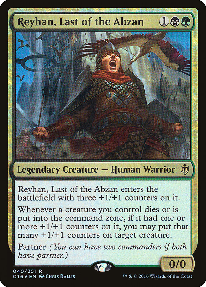 Reyhan, Last of the Abzan [Commander 2016] | Pegasus Games WI