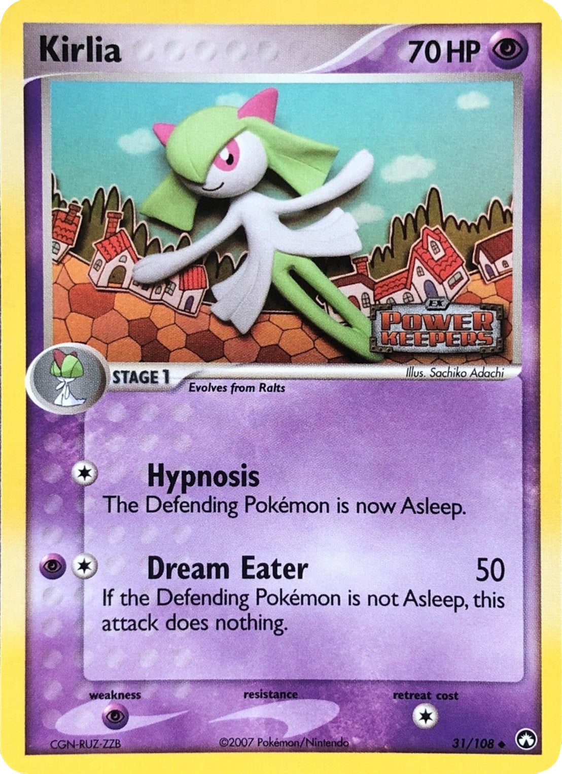 Kirlia (31/108) (Stamped) [EX: Power Keepers] | Pegasus Games WI