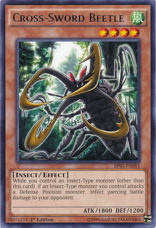 Cross-Sword Beetle [BP03-EN053] Rare | Pegasus Games WI