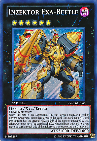 Inzektor Exa-Beetle [ORCS-EN046] Secret Rare | Pegasus Games WI