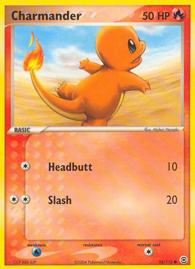 Charmander (58/112) [EX: FireRed & LeafGreen] | Pegasus Games WI