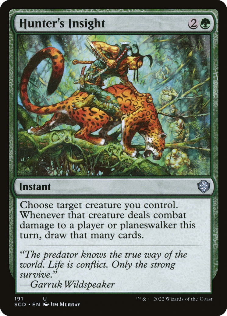 Hunter's Insight [Starter Commander Decks] | Pegasus Games WI