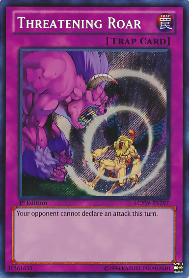 Threatening Roar [LCYW-EN297] Secret Rare | Pegasus Games WI