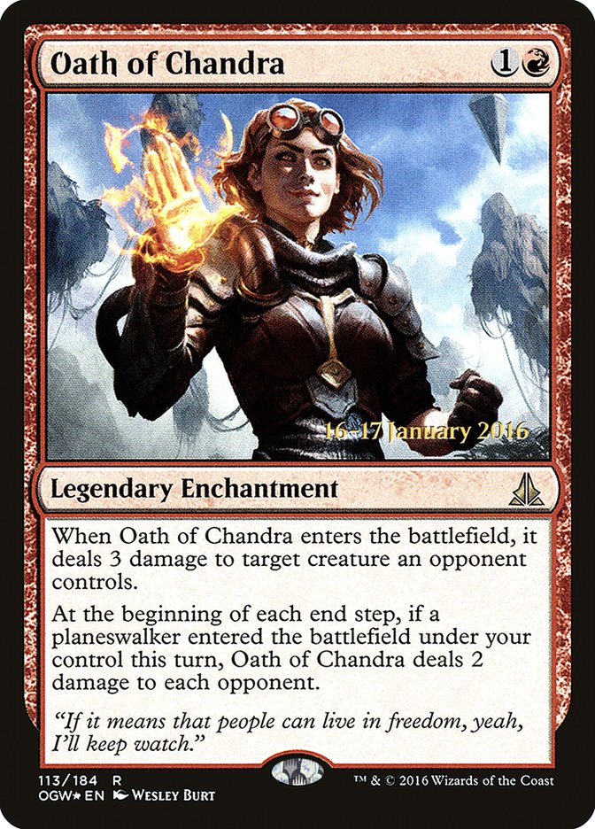 Oath of Chandra [Oath of the Gatewatch Prerelease Promos] | Pegasus Games WI