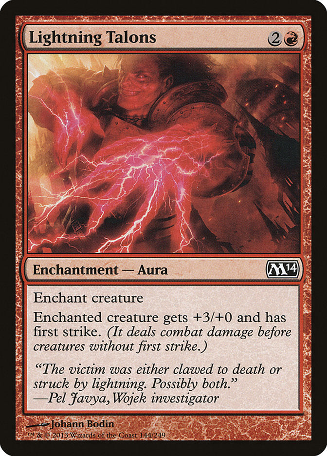 Lightning Talons [Magic 2014] | Pegasus Games WI