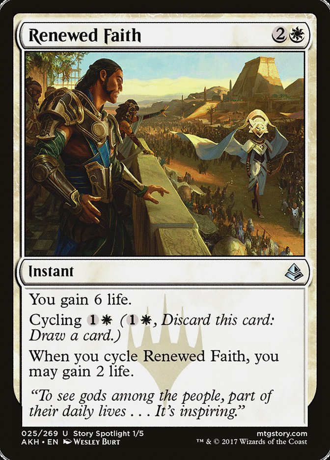 Renewed Faith [Amonkhet] | Pegasus Games WI