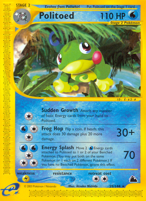 Politoed (25/144) [Skyridge] | Pegasus Games WI