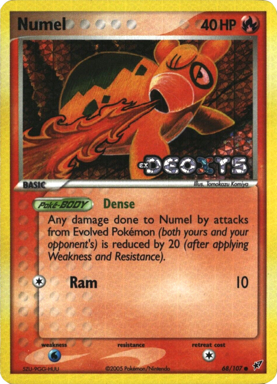 Numel (68/107) (Stamped) [EX: Deoxys] | Pegasus Games WI