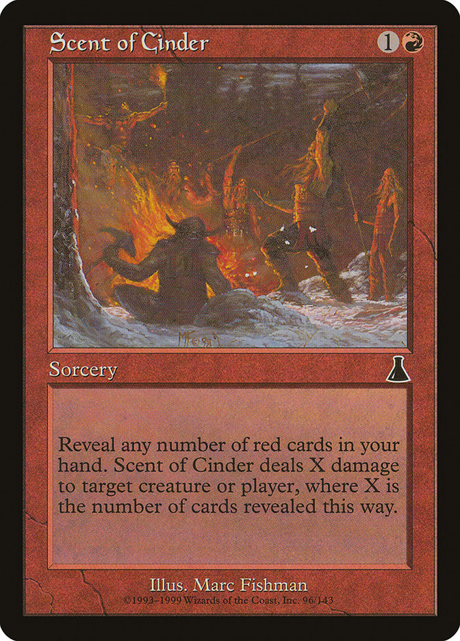 Scent of Cinder [Urza's Destiny] | Pegasus Games WI