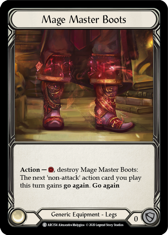 Mage Master Boots [ARC154] Unlimited Rainbow Foil | Pegasus Games WI