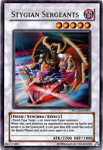 Stygian Sergeants [WC10-EN003] Ultra Rare | Pegasus Games WI