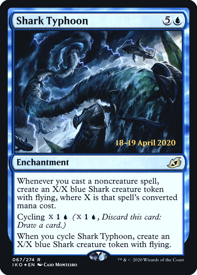 Shark Typhoon [Ikoria: Lair of Behemoths Prerelease Promos] | Pegasus Games WI
